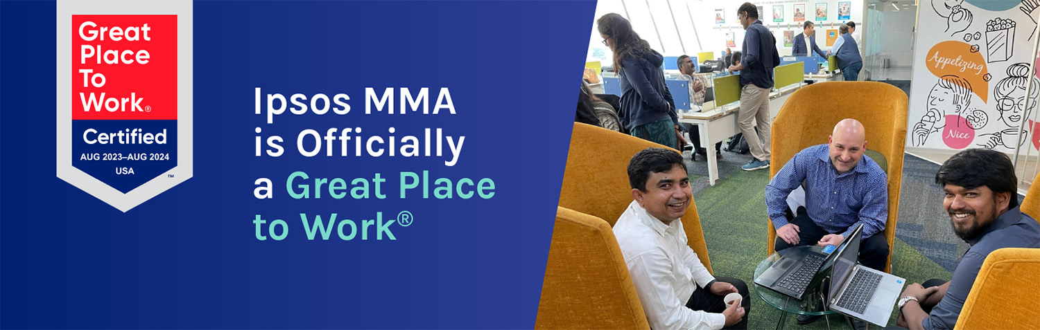Ipsos MMA is Officially a Great Place to Work
