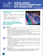 marketing mix modeling data sheet thumb